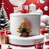 Golden Christmas tree ornaments, Christmas decorations, Christmas hats, Christmas souvenirs, Christmas tree decorations Application Scenario